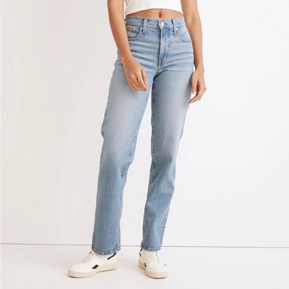 Madewell The Mid-Rise Perfect Vintage Straight Jeans, size 24. - Picture 1 of 10